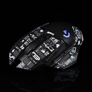 Hokeyio Mouse Grip Tape Sticker for Logitech G502 Hero SE Non Slip Suck Sweat Pre Cut EVA Maple Leaf