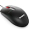 leegicst Ergonomic Optical Wired Mouse M102 Wired 3Button USB Computer Mice for laptopsChromebookMacBookPC Computer Black