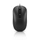 Lenovo 100 Wired USB Computer Mouse for PC Laptop Computer with Windows FullSize Ambidextrous Design 3 Buttons Red Optical Sensor Black
