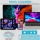 Normdecos Mouse for MacBook Wireless Bluetooth Mouse Laptop MacBook Air Mac Pro Rechargeable Silent PC iPad Optical Mice with Dual Mode Switch Bluetooth 5230 and 24GHz USB TypeC Receiver Black
