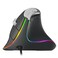 Nulea M504 Wired Vertical Mouse USB Ergonomic Optical Mouse with 4 Adjustable DPI 11 RGB Backlight Modes Compatible for Laptop PC Desktop Mac Grey