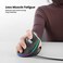 Nulea M504 Wired Vertical Mouse USB Ergonomic Optical Mouse with 4 Adjustable DPI 11 RGB Backlight Modes Compatible for Laptop PC Desktop Mac Grey