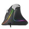 Nulea M504 Wired Vertical Mouse USB Ergonomic Optical Mouse with 4 Adjustable DPI 11 RGB Backlight Modes Compatible for Laptop PC Desktop Mac Grey