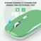PINKCAT Wireless Mouse 24G Slim Silent Cordless Mouse with USB Receiver 3 Adjustable DPI Portable Optical Wireless Computer Mice for Laptop PC Notebook Computer Desktop Mac Green