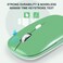 PINKCAT Wireless Mouse 24G Slim Silent Cordless Mouse with USB Receiver 3 Adjustable DPI Portable Optical Wireless Computer Mice for Laptop PC Notebook Computer Desktop Mac Green