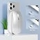 Uciefy Q5 Slim Rechargeable Wireless Mouse 24G Portable Optical Silent Ultra Thin Wireless Computer Mouse with USB Receiver and Type C Adapter Compatible with PC Laptop Notebook Desktop Silver