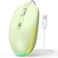seenda Wired Mouse USB Computer Mice Wired with RGB Backlit Optical LED Mouse with Attached USB Cord for Laptops Notebooks Chromebook Green
