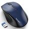 TECKNET Wireless Mouse 24G USB Computer Mouse with 6Level Adjustable 4800 DPI 30 Months Battery Ergonomic Grips 6 Buttons Portable for PC Chromebook Mac Blue