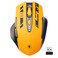 Uineer Wireless MouseUpgraded 24GHz Rechargeable Battery Level Visible Ergonomic Computer Mouse4 Levels DPI Wireless Mice for Laptop ComputerYellow