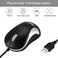 SOON GO USB Mouse 2 Pack Computer Mouse Ergonomic Optical Wired Mice for Office and HomeCompatible with Computer Laptop PC Desktop Silver by SOONGO