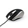 Verbatim Wired USB Computer Mouse Corded USB Mouse for Laptops and PCs Right or Left Hand Use Silver 99741