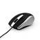 Verbatim Wired USB Computer Mouse Corded USB Mouse for Laptops and PCs Right or Left Hand Use Silver 99741