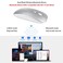 Xukinroy Wireless Bluetooth Mouse for Apple iPad iPhone MacBook Android Samsung Tablet Phone DualMode Rechargeable 24G Portable Computer Mice for Windows Laptop Notebook PC Mac Desktop USB Receiver Si