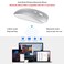 Xukinroy Wireless Bluetooth Mouse for Apple iPad iPhone MacBook Android Samsung Tablet Phone DualMode Rechargeable 24G Portable Computer Mice for Windows Laptop Notebook PC Mac Desktop USB Receiver Si