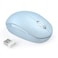 seenda Wireless Mouse 24G Noiseless Mouse with USB Receiver Portable Computer Mice for PC Tablet Laptop with Windows System Light Blue
