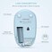 seenda Wireless Mouse 24G Noiseless Mouse with USB Receiver Portable Computer Mice for PC Tablet Laptop with Windows System Light Blue