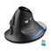 zelotes Vertical Wireless Mouse2400DPIRemovable Wrist Rest6 ButtonsErgonomic DesignLED IlluminationUSB Optical Portable Mouse for LaptopPCMacBlack