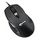 Innovera FullSize Wired Optical Mouse USB Black