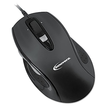 Innovera FullSize Wired Optical Mouse USB Black