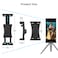 TACOMEGE 47129 Tablet Ball Mount Clip for Gooseneck Stand Large Tablet Clamp for ipad pro 129 Ball Mount