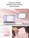 LISEN Tablet Stand for iPad Stand Holder Desk Foldable eBook Readers Desk Accessories Fits Kindle 4159 Pink