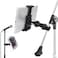 Accessory Basics QuickLock Microphone Music Mic Stand Pole bar Mount for Apple ipad Pro Air Mini Galaxy Tab S24 S23 iPhone 15 16 Pro MAX Plus use with All 712 Tablet Smartphones