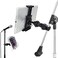 Accessory Basics QuickLock Microphone Music Mic Stand Pole bar Mount for Apple ipad Pro Air Mini Galaxy Tab S24 S23 iPhone 15 16 Pro MAX Plus use with All 712 Tablet Smartphones