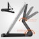 Caeithyo FoldableTablet Phone Stand Holder Portable Monitor Light WeightiPad for Desk Adjustable HeightCompact Design Travel Easy Storage Compatible with MosTablets Kindle Fire and Smart Phones