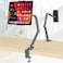 Houele Tablet Stand Holder Adjustable Foldable Tablet Arm iPad Desk Mount with 360Rotate Base Phone Holder iPad Stand for Desk and Bed Compatible with Tablets Phones or Other 4156 Device