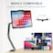 Houele Tablet Stand Holder Adjustable Foldable Tablet Arm iPad Desk Mount with 360Rotate Base Phone Holder iPad Stand for Desk and Bed Compatible with Tablets Phones or Other 4156 Device