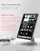 KU XIU Upgrade Magnetic Wireless Charging Stand for iPad Pro 13 M4M5 Foldable Aluminum Alloy Tablet iPad Holder Mount for Desk 360 Adjustable Tablet Stand with 1M USB C Cable