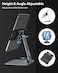 Maxonar iPad Stand Holder HeavyDuty Aluminum Alloy Tablet Stand 360 Swivel Foldable iPad Pro Air Charging Stand Holder for Desk Bed Store POS Showcase Reception Kitchen Office 613 Grey