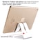iBarbe Phone Stand HolderAluminum Solid Portablet Desktop Dock Hands Free Cradle Compatible with Tablets Such As iPad Air Mini Pro Phone 15 14 413 Inch Silver