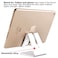 iBarbe Phone Stand HolderAluminum Solid Portablet Desktop Dock Hands Free Cradle Compatible with Tablets Such As iPad Air Mini Pro Phone 15 14 413 Inch Silver