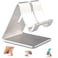 iBarbe Phone Stand HolderAluminum Solid Portablet Desktop Dock Hands Free Cradle Compatible with Tablets Such As iPad Air Mini Pro Phone 15 14 413 Inch Silver