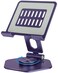 SOJUNER Aluminum Tablet Stand 360 Swivel for 5129in Devices Purple