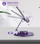 SOJUNER Aluminum Tablet Stand 360 Swivel for 5129in Devices Purple