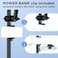 LZSIG Tablet Holder for Mic Stand with Power Bank Clip Adjustable iPadiPhone Mount for Music Stand Compatible with Screen Devices from 47135 Smartphones Android Outdoor Streaming Recording
