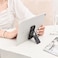 WUOJI 4Angle Adjustable Tablet Stand with 360 Rotating Finger Ring UltraSlim Foldable Tablet Holder Strong Adhesive AntiDrop Grip for iPad Galaxy Tab All 711 Tablets 1Pack
