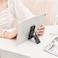 WUOJI 4Angle Adjustable Tablet Stand with 360 Rotating Finger Ring UltraSlim Foldable Tablet Holder Strong Adhesive AntiDrop Grip for iPad Galaxy Tab All 711 Tablets 1Pack