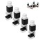 ZZHXSM 4pcs Phone Screen Clamps 15mm Max Width Adjustable Bracket Portable Phone Fastening Clamps Clip for Most Phone and Tablet PC
