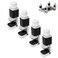 ZZHXSM 4pcs Phone Screen Clamps 15mm Max Width Adjustable Bracket Portable Phone Fastening Clamps Clip for Most Phone and Tablet PC