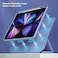 ABEIFAN Detachable for iPad Pro 11 inch 4th3rd2nd1st Case iPad Air 5th4th Gen Cover with Pencil Holder Clear Acrylic Inner Cover for iPad Air 11 inch M3M2 Magic Case Auto SleepWake Purple