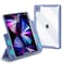 ABEIFAN Detachable for iPad Pro 11 inch 4th3rd2nd1st Case iPad Air 5th4th Gen Cover with Pencil Holder Clear Acrylic Inner Cover for iPad Air 11 inch M3M2 Magic Case Auto SleepWake Purple