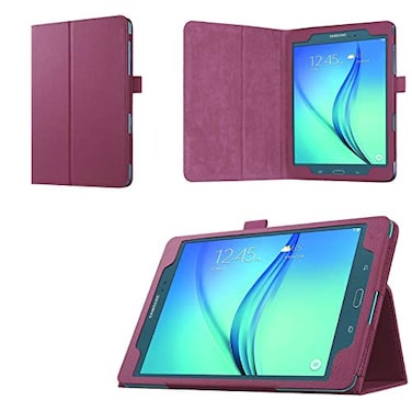 Asng Case for Samsung Galaxy Tab A 97 Folio Case Slim Fit Premium Vegan Leather Cover for Samsung Tab A 97Inch Tablet SMT550 SMP550 with Auto SleepWake Feature Purple