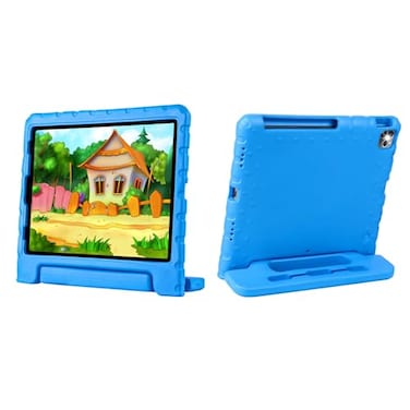 BILLISGOVA New Kids Case for iPad Pro 129 Case Super Protection iPad Pro 129 inch 6th 5th 4th 3th Cover with Pencil Holder and Handle Stand for iPad Pro 129 2022 2021 2020 2018 Blue