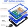 BMOUO Case for iPad 6th5th Generation Case 97 inch 20182017 360Rotating Stand HandShoulder Strap Shockproof iPad 97 Case for iPad Air 2 Deep Blue