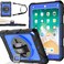 BMOUO Case for iPad 6th5th Generation Case 97 inch 20182017 360Rotating Stand HandShoulder Strap Shockproof iPad 97 Case for iPad Air 2 Deep Blue
