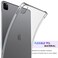 Callyue Case for iPad Pro 129 2022202120206th5th4th GenClear Rubber Soft Skin Silicone Side Corner Protective Cover Transparent