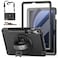 Miesherk STOCK Case for Galaxy Tab S10 Lite S10 FE S9 FE 109S9 11 Inch TPU Cover for Samsung Tablet S10 FE 2025 S9 FE S9 2023 5G with Screen Protector Stand HandleShoulder StrapSPen HolderBlack